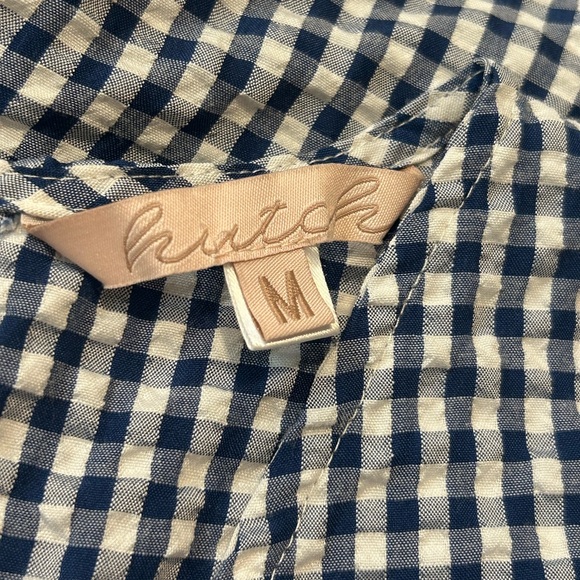 Hutch Navy and White Gingham Romper - Picture 4 of 7